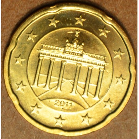 Euromince mince 20 cent Nemecko \\"J\\" 2011 (UNC)