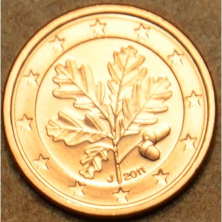 Euromince mince 1 cent Nemecko \\"J\\" 2011 (UNC)