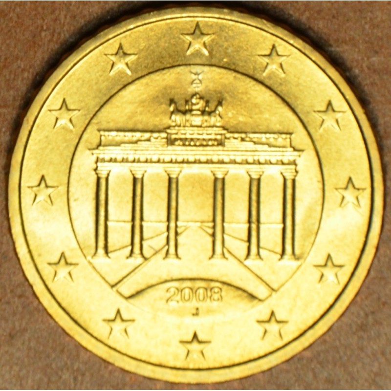 euroerme érme 50 cent Németország \\"J\\" 2008 (UNC)