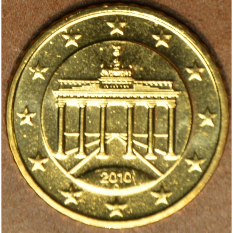 eurocoin eurocoins 50 cent Germany \\"D\\" 2010 (UNC)