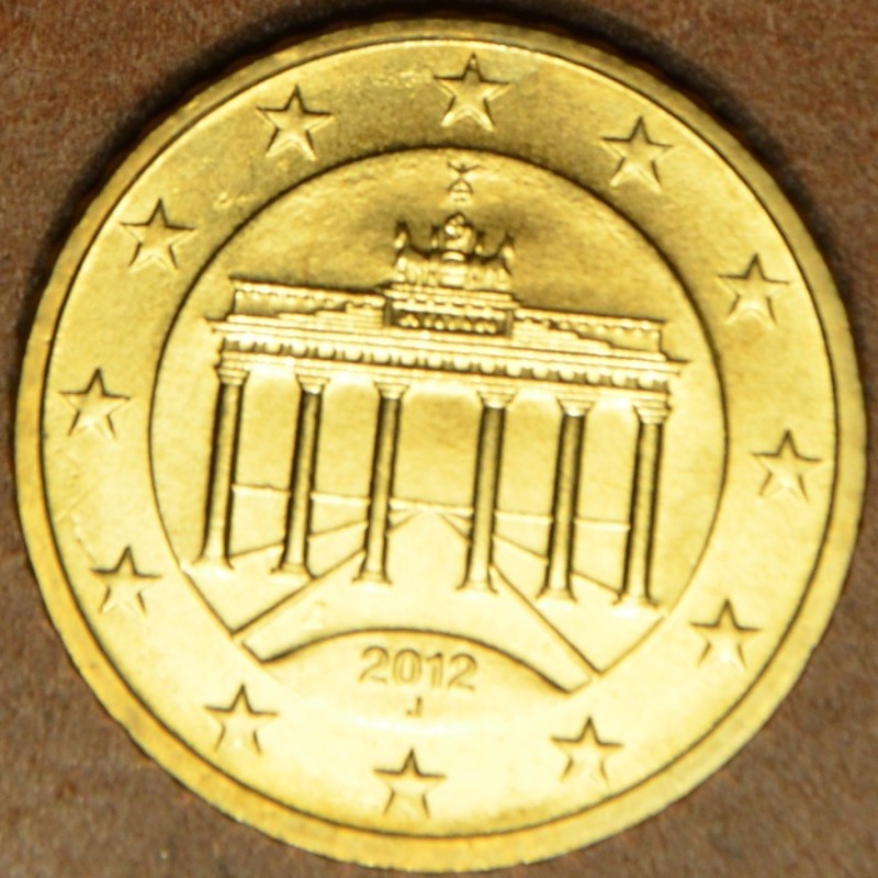 eurocoin eurocoins 50 cent Germany \\"J\\" 2012 (UNC)
