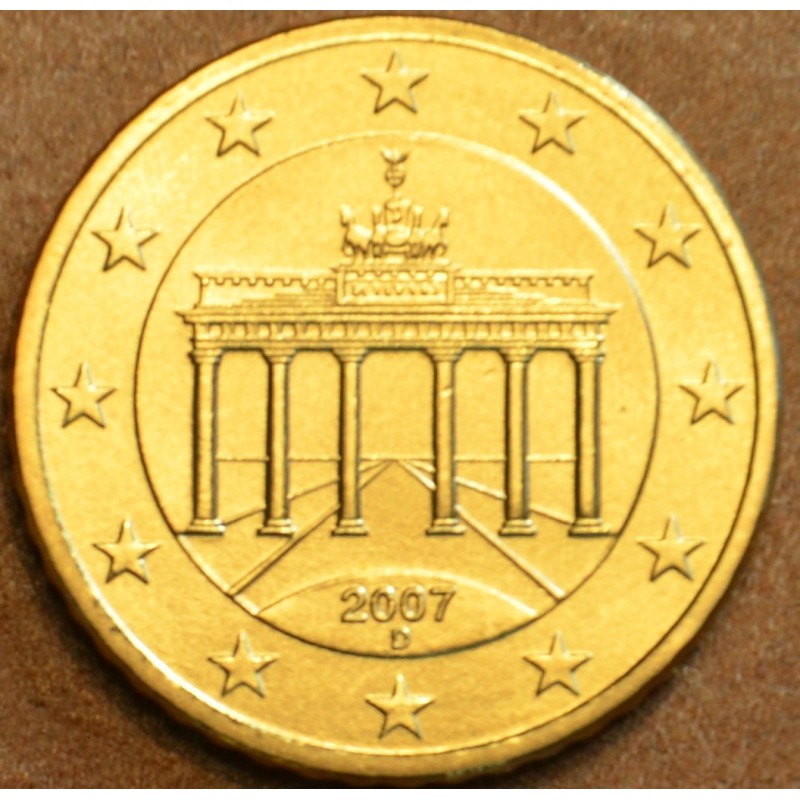 eurocoin eurocoins 50 cent Germany \\"D\\" 2007 (UNC)