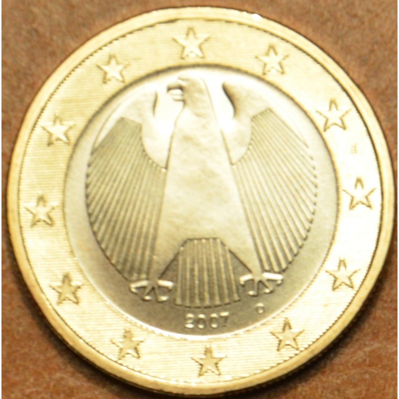 Euromince mince 1 Euro Nemecko \\"D\\" 2007 (UNC)