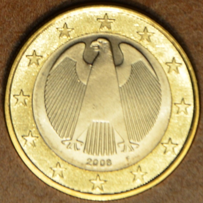 Euromince mince 1 Euro Nemecko \\"F\\" 2008 (UNC)