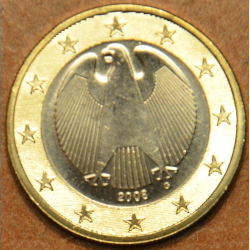 Euromince mince 1 Euro Nemecko \\"G\\" 2008 (UNC)