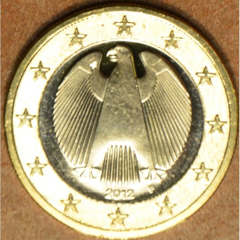 Euromince mince 1 Euro Nemecko \\"F\\" 2012 (UNC)