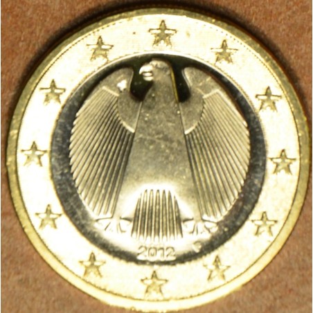 Euromince mince 1 Euro Nemecko \\"F\\" 2012 (UNC)