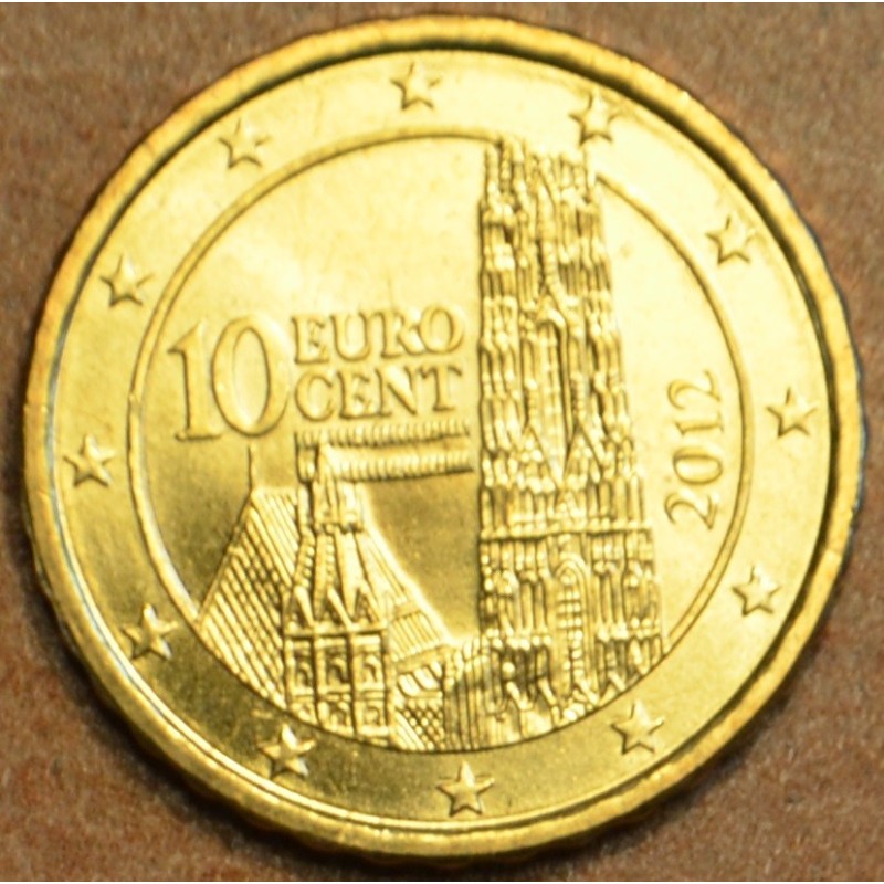 euroerme érme 10 cent Ausztria 2012 (UNC)