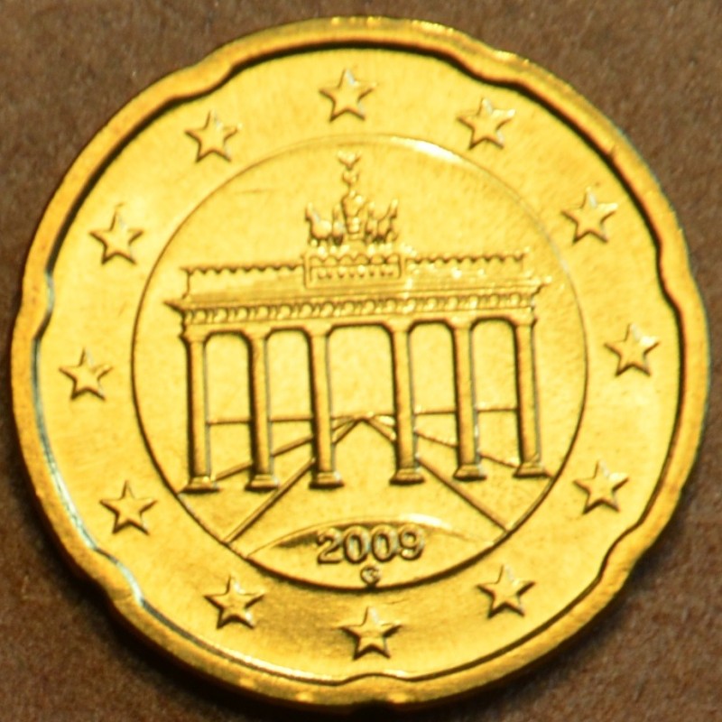 Euromince mince 20 cent Nemecko 2009 \\"G\\" (UNC)