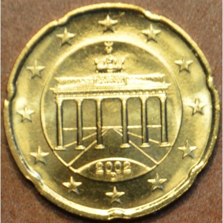 Euromince mince 20 cent Nemecko \\"D\\" 2002 (UNC)