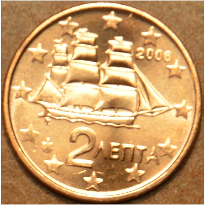 eurocoin eurocoins 2 cent Greece 2006 (UNC)