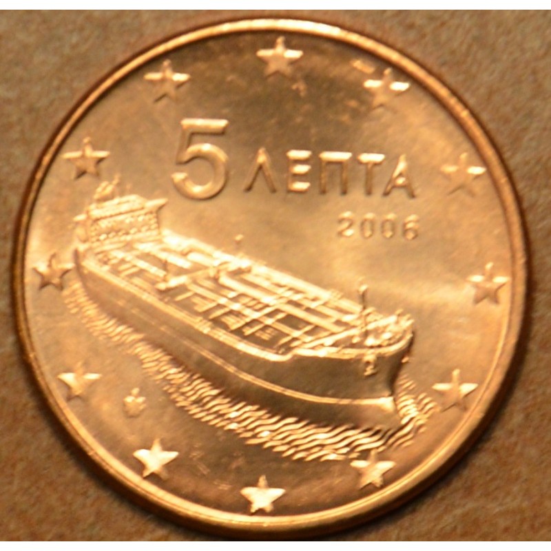 Euromince mince 5 cent Grécko 2006 (UNC)