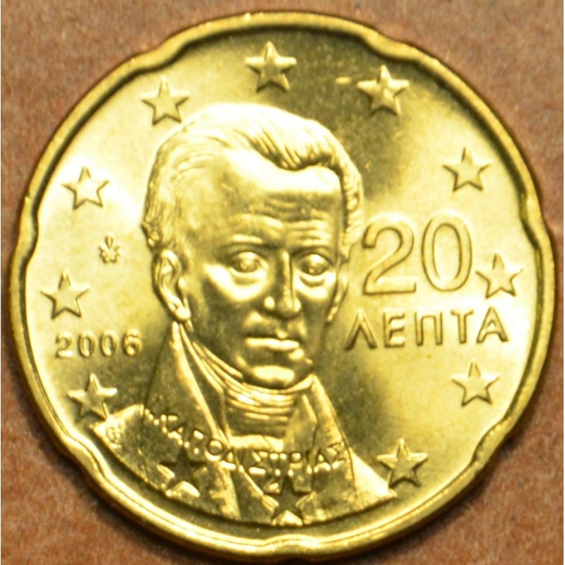 eurocoin eurocoins 20 cent Greece 2006 (UNC)