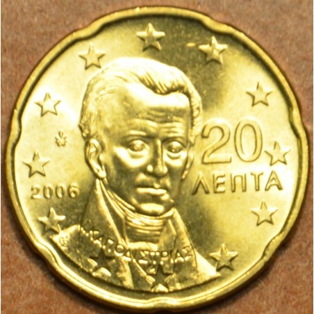 Euromince mince 20 cent Grécko 2006 (UNC)