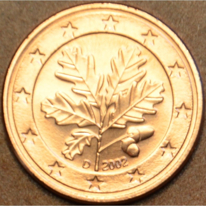 euroerme érme 5 cent Németország \\"D\\" 2002 (UNC)