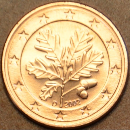 euroerme érme 1 cent Németország \\"D\\" 2002 (UNC)