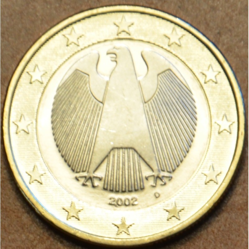 eurocoin eurocoins 1 Euro Germany \\"D\\" 2002 (UNC)