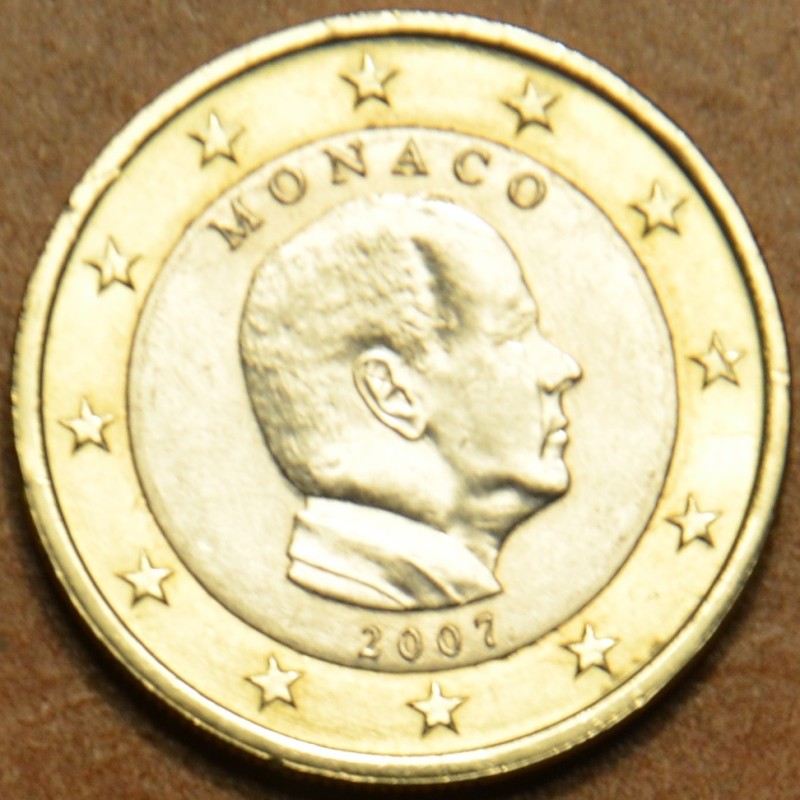 euroerme érme 1 Euro Monaco 2007 verjegy nélkül (UNC)