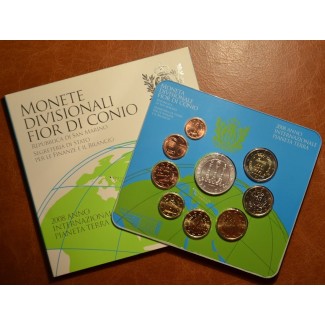 eurocoin eurocoins San Marino 2008 official 9 coins set (BU)