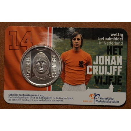 eurocoin eurocoins 5 Euro Netherlands 2017 - Johan Cruijff (UNC)