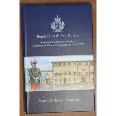 euroerme érme 9 részes forgalmi sor San Marino 2013 (Proof)