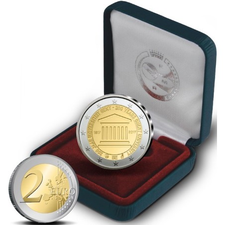 euroerme érme 2 Euro Belgium 2017 - A Gent-i egyetem (Proof)