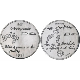 Euromince mince 5 Euro Portugalsko 2017 - Budúcnosť (UNC)