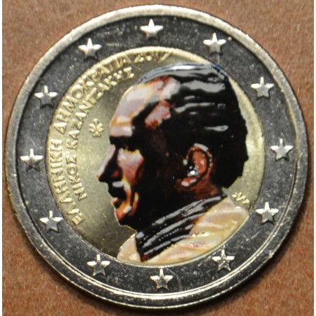 Euromince mince 2 Euro Grécko 2017 - Nikos Kazantzakis II. (farebná...