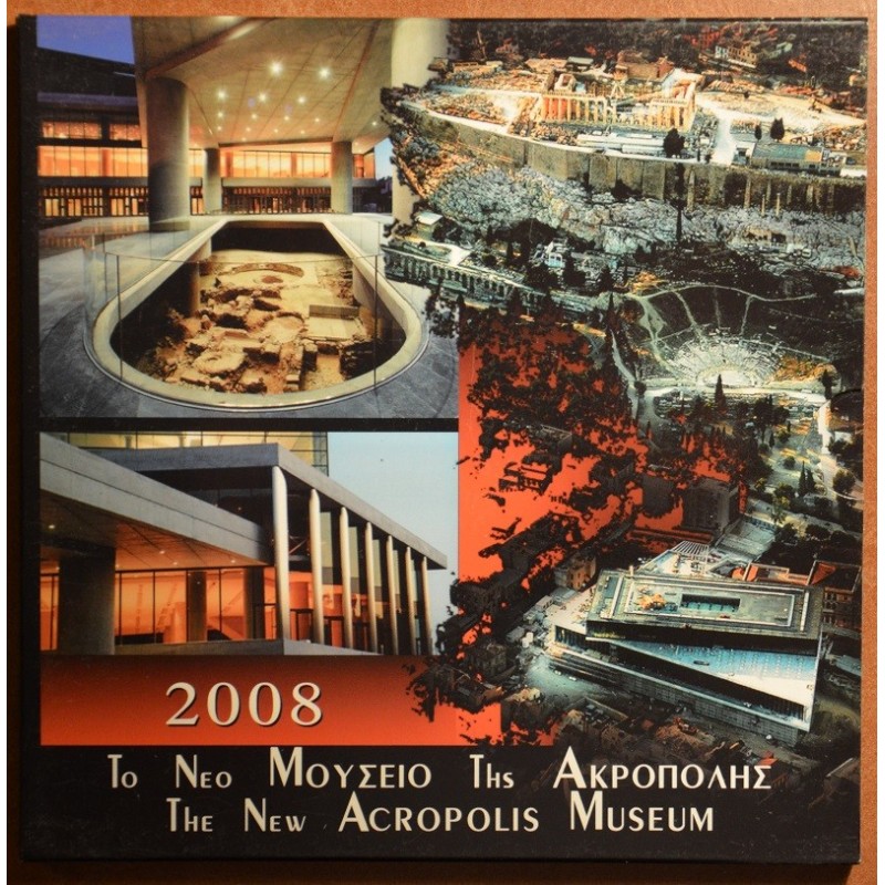 euroerme érme Görögország 2008-as sor Akropolisz (BU)