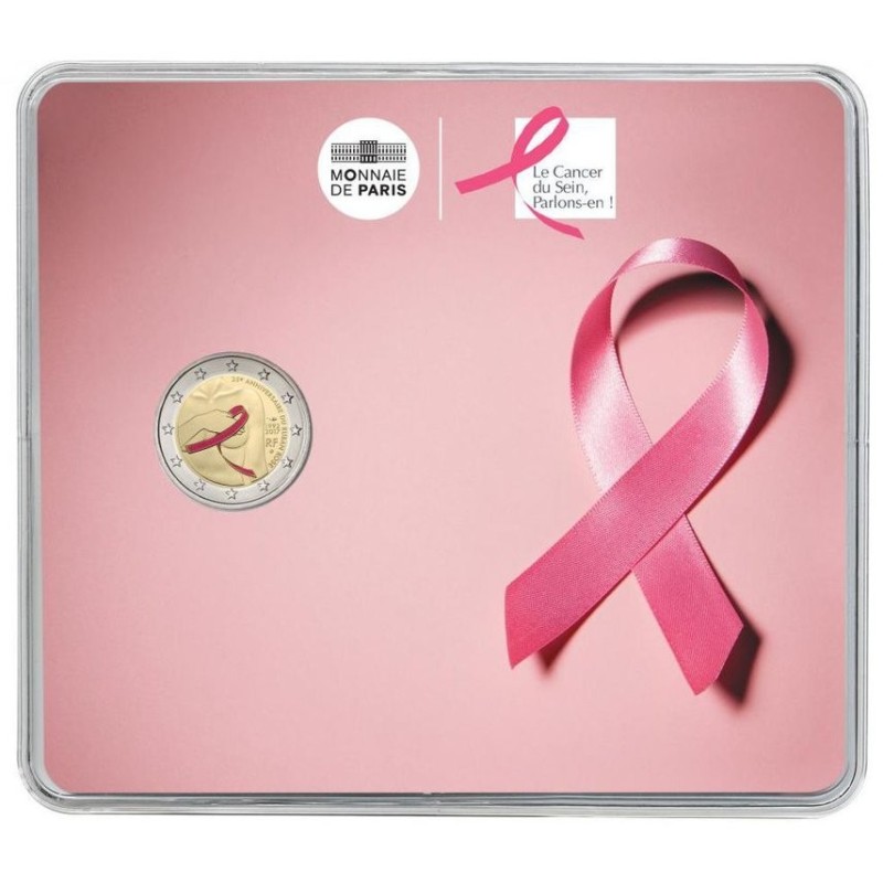 eurocoin eurocoins 2 Euro France 2017 - Breast cancer research (BU)