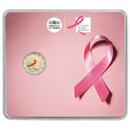 eurocoin eurocoins 2 Euro France 2017 - Breast cancer research (BU)