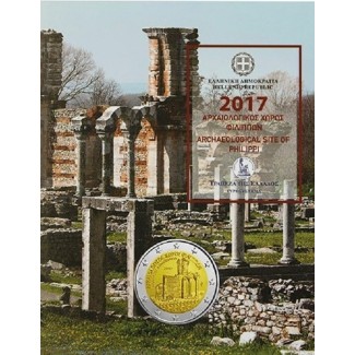 euroerme érme 2 Euro Görögország 2017 - Philippi (BU kártya)