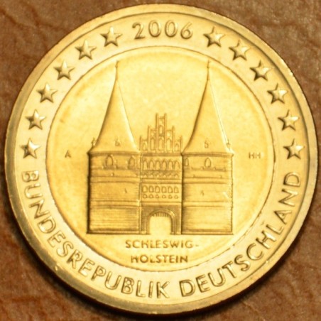 eurocoin eurocoins 2 Euro Germany 2006 \\"A\\" Holstentor in Lübeck...