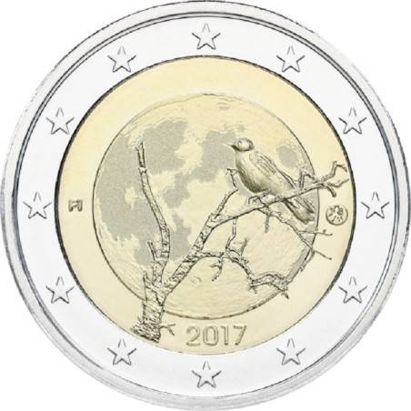 euroerme érme Sérült 2 Euro Finnország 2017 - A finn természet (UNC)