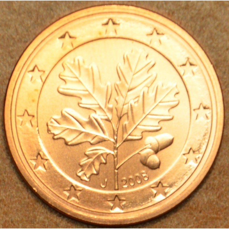 Euromince mince 5 cent Nemecko \\"J\\" 2008 (UNC)