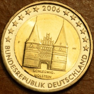 Euromince mince 2 Euro Nemecko 2006 \\"F\\" Holstentor v Lübecku / ...