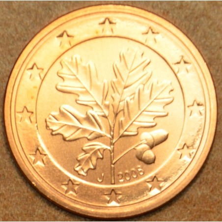 Euromince mince 2 cent Nemecko \\"J\\" 2008 (UNC)