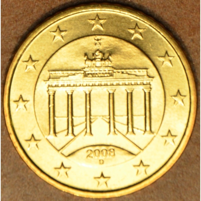 Euromince mince 50 cent Nemecko \\"D\\" 2008 (UNC)