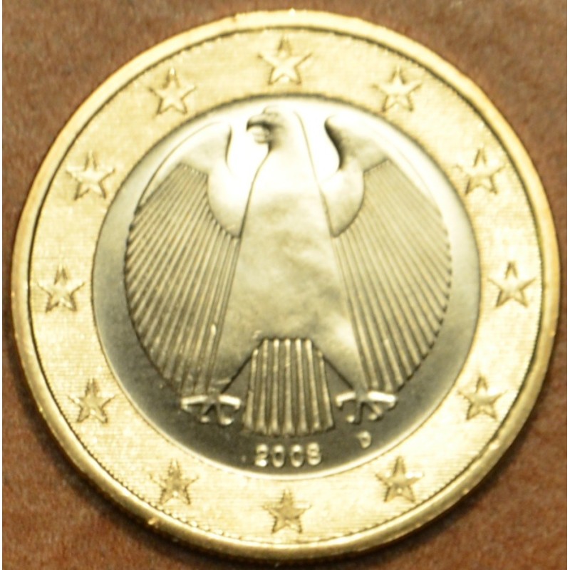 euroerme érme 1 Euro Németország \\"D\\" 2008 (UNC)