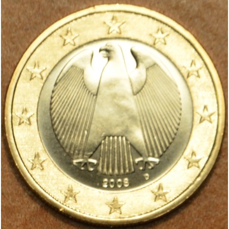 Euromince mince 1 Euro Nemecko \\"D\\" 2008 (UNC)
