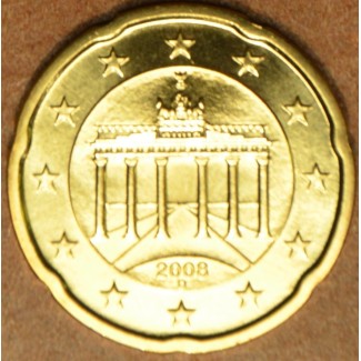 Euromince mince 20 cent Nemecko \\"D\\" 2008 (UNC)