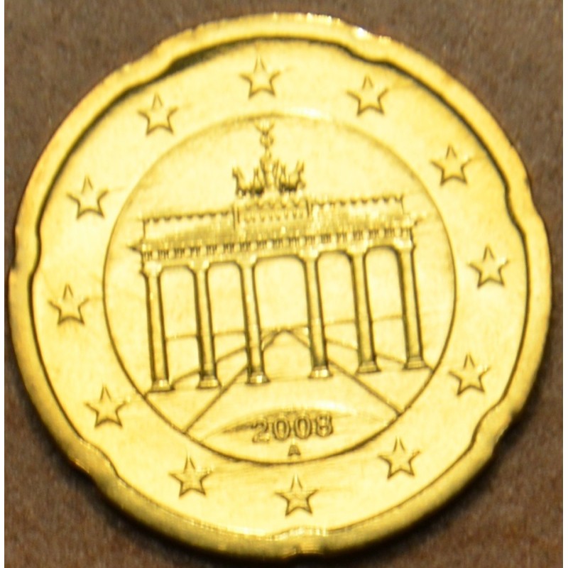 Euromince mince 20 cent Nemecko \\"A\\" 2008 (UNC)