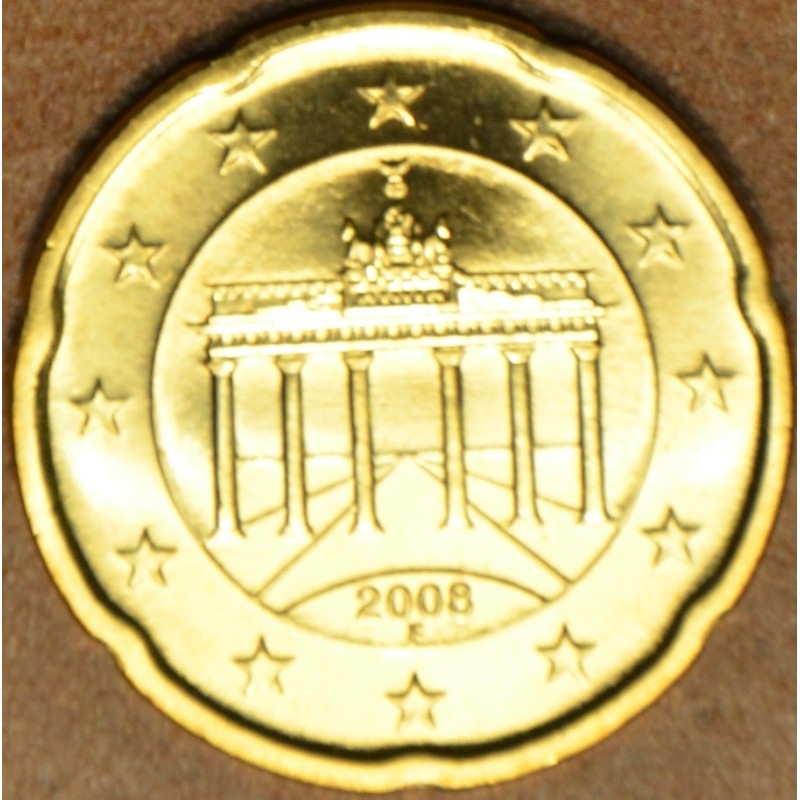 Euromince mince 20 cent Nemecko \\"F\\" 2008 (UNC)