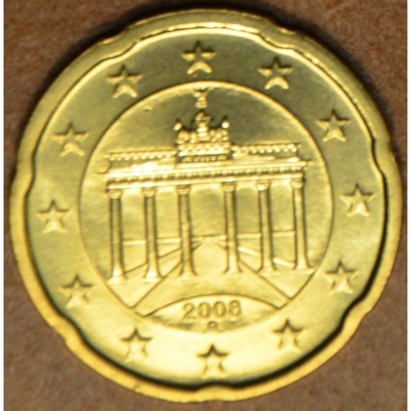 Euromince mince 20 cent Nemecko \\"G\\" 2008 (UNC)