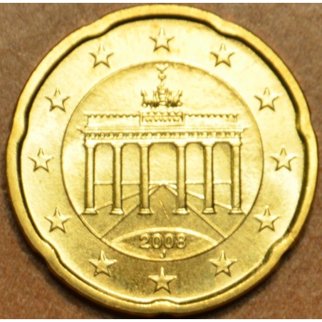 eurocoin eurocoins 20 cent Germany \\"J\\" 2008 (UNC)