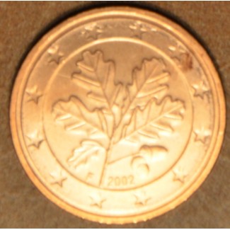 euroerme érme 1 cent Németország \\"F\\" 2002 (UNC)