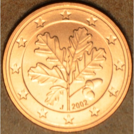 Euromince mince 5 cent Nemecko \\"J\\" 2002 (UNC)