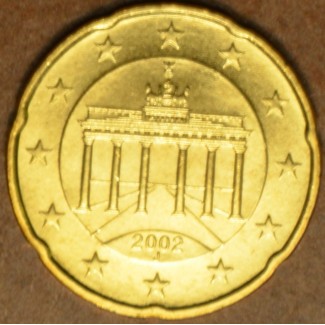 Euromince mince 20 cent Nemecko \\"J\\" 2002 (UNC)