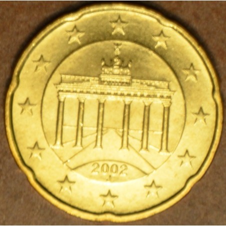 eurocoin eurocoins 20 cent Germany \\"J\\" 2002 (UNC)