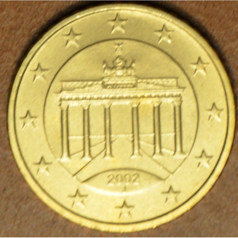 Euromince mince 50 cent Nemecko \\"J\\" 2002 (UNC)